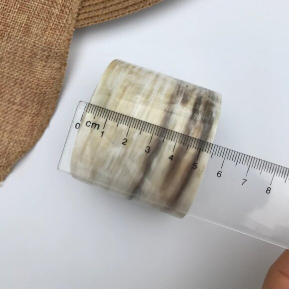 Buffalo Horn Cuff, Gladiator Horn Cuff - Picture 2 of 4